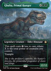 Ghalta, Primal Hunger (Borderless) [Foundations] | Jomio and Rueliete's Cards and Comics