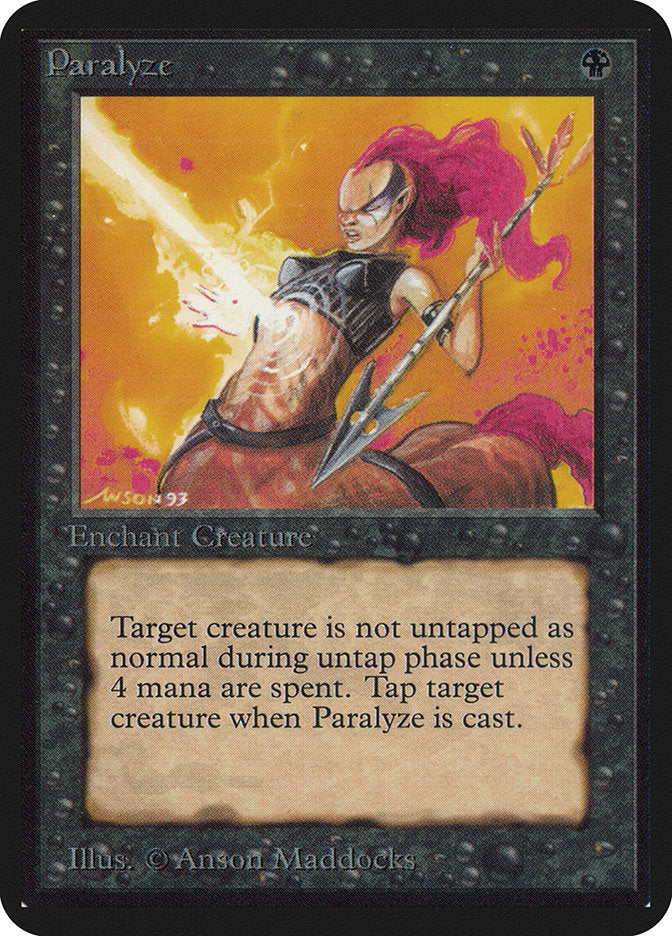 Paralyze [Alpha Edition] | Jomio and Rueliete's Cards and Comics