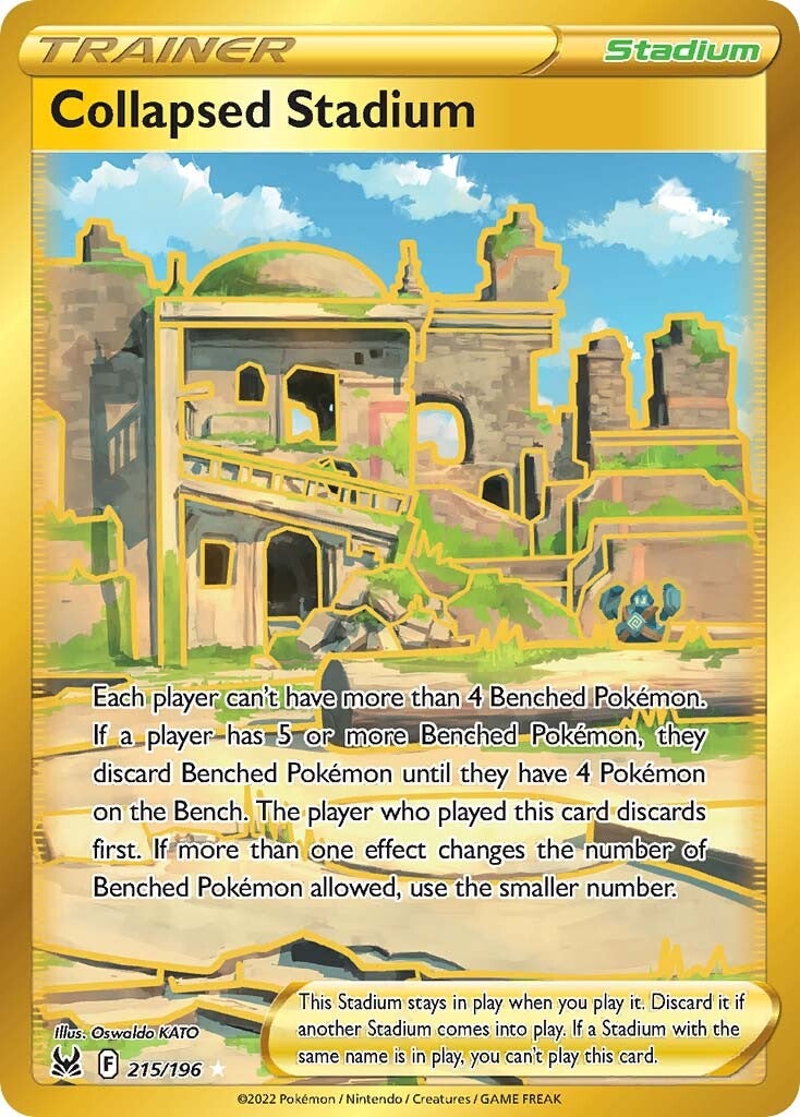 Collapsed Stadium (215/196) [Sword & Shield: Lost Origin] | Jomio and Rueliete's Cards and Comics