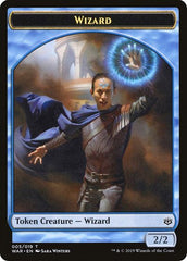 Servo // Wizard Double-Sided Token [Challenger Decks 2020 Tokens] | Jomio and Rueliete's Cards and Comics