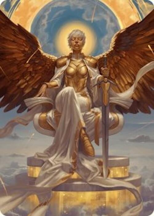 Herald of Eternal Dawn Art Card (27/54) [Foundations Art Series] | Jomio and Rueliete's Cards and Comics