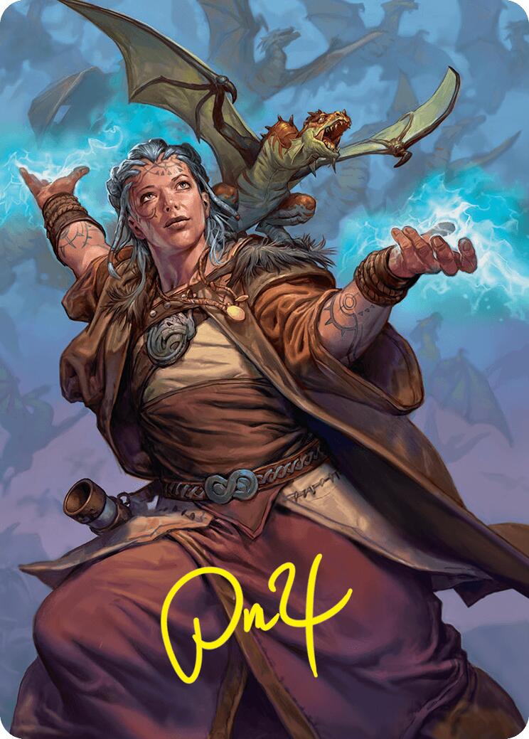 Drake Hatcher 2 Art Card (29/54) (Gold-Stamped Signature) [Foundations Art Series] | Jomio and Rueliete's Cards and Comics