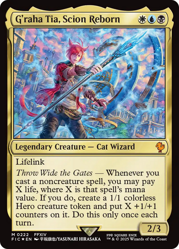 G'raha Tia, Scion Reborn (Surge Foil) [FINAL FANTASY Commander] | Jomio and Rueliete's Cards and Comics