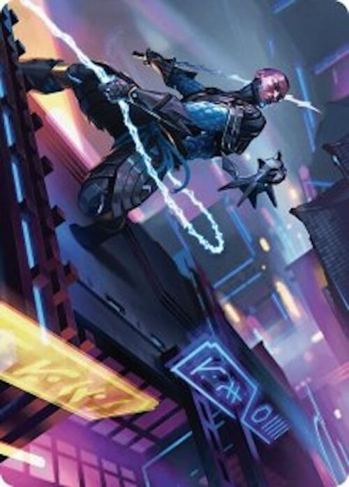 Kaito, Cunning Infiltrator Art Card (51/54) [Foundations Art Series] | Jomio and Rueliete's Cards and Comics