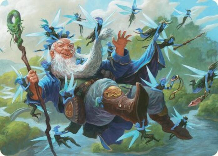 Mischievous Mystic Art Card (7/54) [Foundations Art Series] | Jomio and Rueliete's Cards and Comics