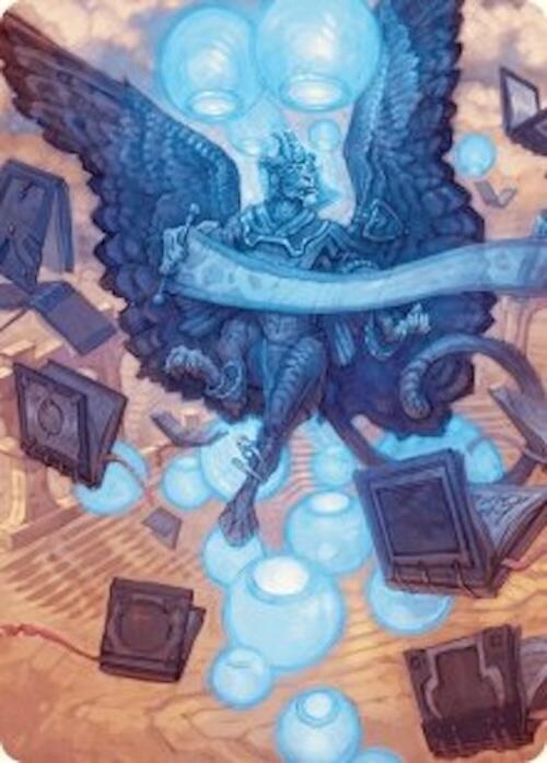 Sphinx of Forgotten Lore Art Card (33/54) [Foundations Art Series] | Jomio and Rueliete's Cards and Comics