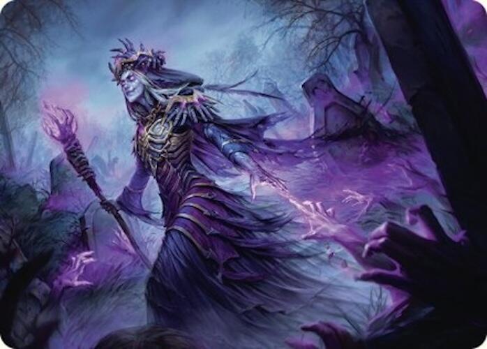Zul Ashur, Lich Lord Art Card (10/54) [Foundations Art Series] | Jomio and Rueliete's Cards and Comics