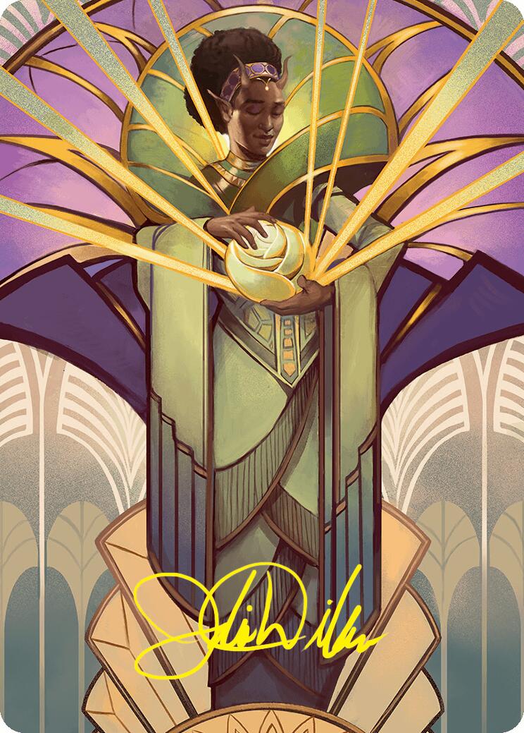 Bloom Tender Art Card (54/54) (Gold-Stamped Signature) [Foundations Art Series] | Jomio and Rueliete's Cards and Comics