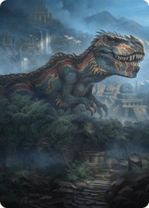Ghalta, Primal Hunger Art Card (41/54) [Foundations Art Series] | Jomio and Rueliete's Cards and Comics
