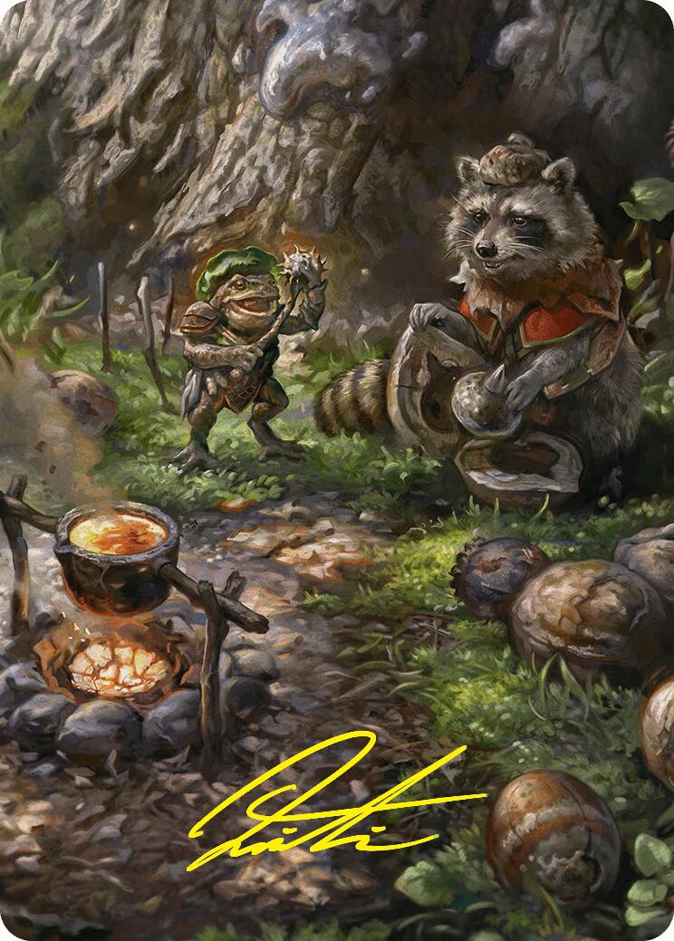 Sylvan Scavenging Art Card (46/54) (Gold-Stamped Signature) [Foundations Art Series] | Jomio and Rueliete's Cards and Comics