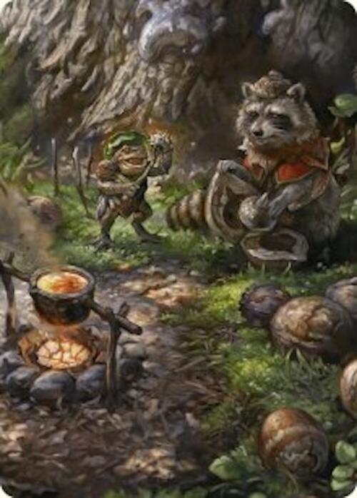 Sylvan Scavenging Art Card (46/54) [Foundations Art Series] | Jomio and Rueliete's Cards and Comics
