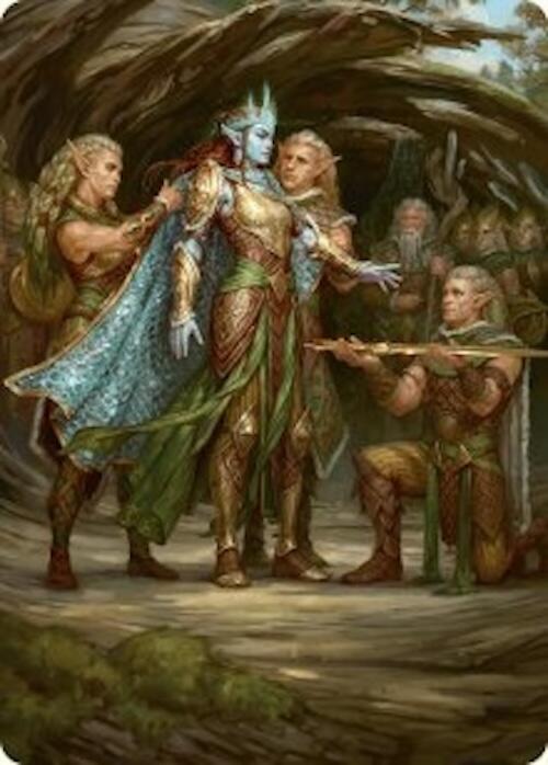 Lathril, Blade of the Elves Art Card (48/54) [Foundations Art Series] | Jomio and Rueliete's Cards and Comics