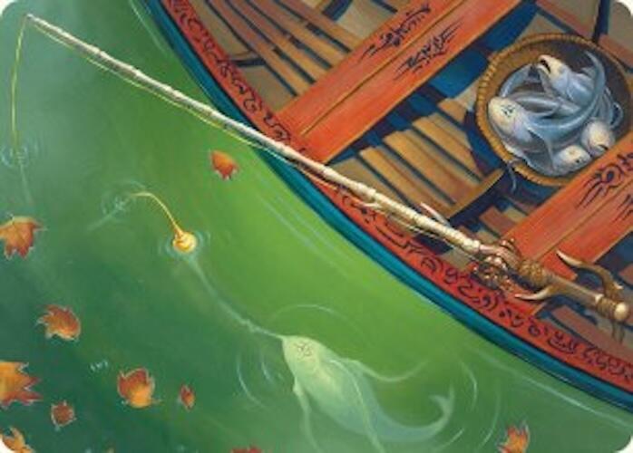 Fishing Pole Art Card (18/54) [Foundations Art Series] | Jomio and Rueliete's Cards and Comics