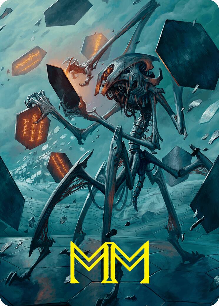 Scrawling Crawler Art Card (50/54) (Gold-Stamped Signature) [Foundations Art Series] | Jomio and Rueliete's Cards and Comics