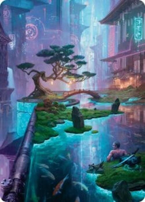 Island Art Card (22/54) [Foundations Art Series] | Jomio and Rueliete's Cards and Comics