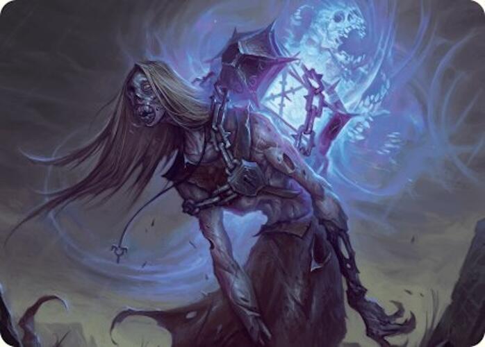 Soul-Shackled Zombie Art Card (9/54) [Foundations Art Series] | Jomio and Rueliete's Cards and Comics