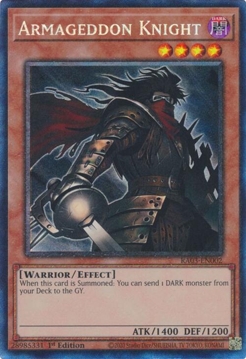 Armageddon Knight (CR) [RA03-EN002] Prismatic Collector's Rare | Jomio and Rueliete's Cards and Comics