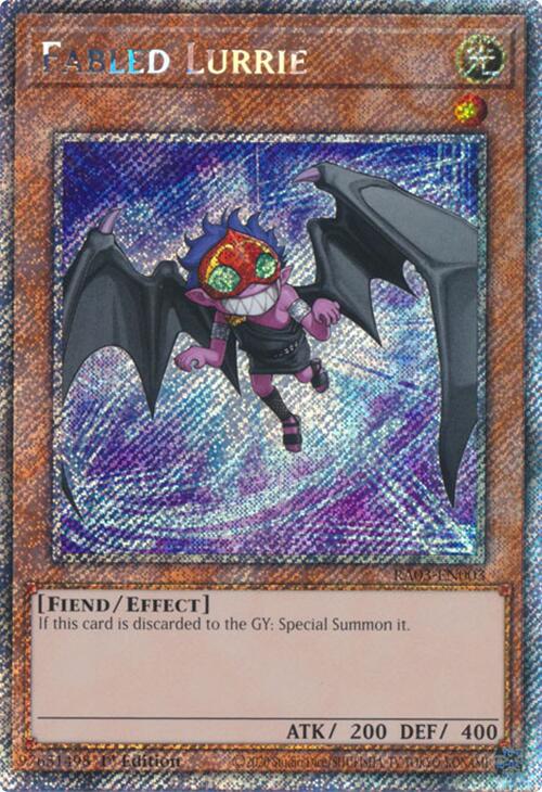 Fabled Lurrie (Platinum Secret Rare) [RA03-EN003] Platinum Secret Rare | Jomio and Rueliete's Cards and Comics