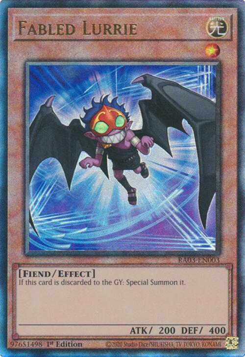 Fabled Lurrie (UTR) [RA03-EN003] Prismatic Ultimate Rare | Jomio and Rueliete's Cards and Comics