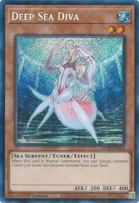 Deep Sea Diva (Secret Rare) [RA03-EN004] Secret Rare | Jomio and Rueliete's Cards and Comics