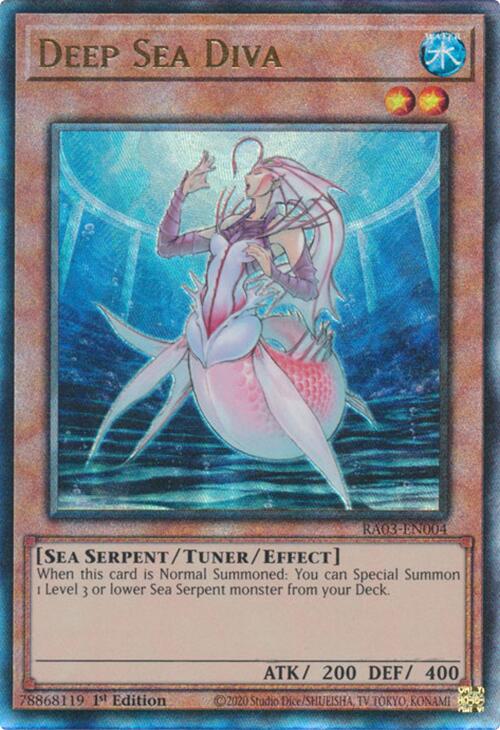 Deep Sea Diva (UTR) [RA03-EN004] Prismatic Ultimate Rare | Jomio and Rueliete's Cards and Comics