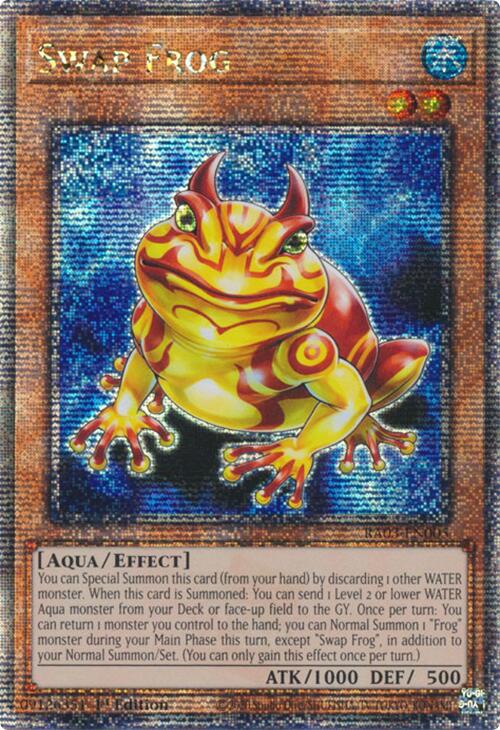 Swap Frog (Quarter Century Secret Rare) [RA03-EN005] Quarter Century Secret Rare | Jomio and Rueliete's Cards and Comics