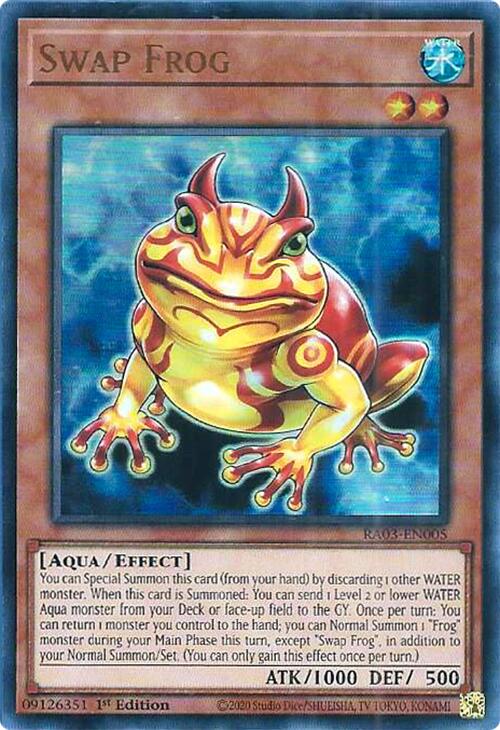 Swap Frog (UR) [RA03-EN005] Ultra Rare | Jomio and Rueliete's Cards and Comics