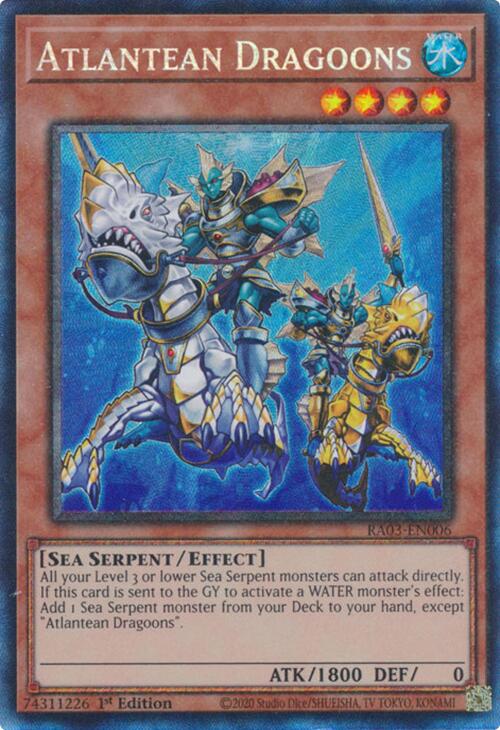 Atlantean Dragoons (CR) [RA03-EN006] Prismatic Collector's Rare | Jomio and Rueliete's Cards and Comics
