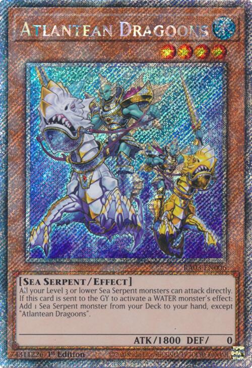 Atlantean Dragoons (Platinum Secret Rare) [RA03-EN006] Platinum Secret Rare | Jomio and Rueliete's Cards and Comics