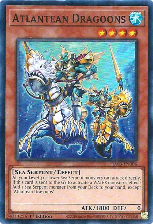 Atlantean Dragoons [RA03-EN006] Super Rare | Jomio and Rueliete's Cards and Comics