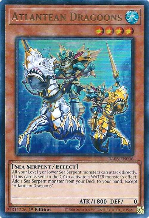 Atlantean Dragoons (UR) [RA03-EN006] Ultra Rare | Jomio and Rueliete's Cards and Comics