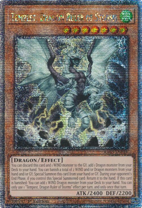 Tempest, Dragon Ruler of Storms (Quarter Century Secret Rare) [RA03-EN011] Quarter Century Secret Rare | Jomio and Rueliete's Cards and Comics