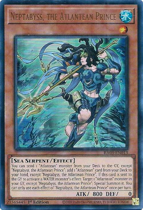 Neptabyss, the Atlantean Prince (UR) [RA03-EN013] Ultra Rare | Jomio and Rueliete's Cards and Comics