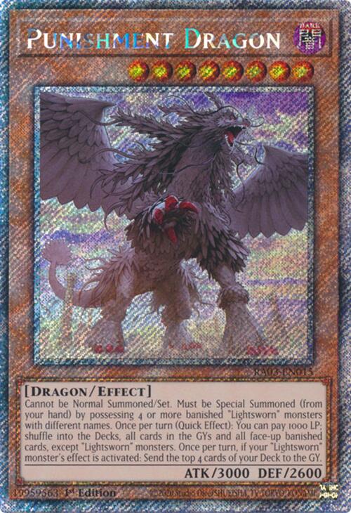 Punishment Dragon (Platinum Secret Rare) [RA03-EN015] Platinum Secret Rare | Jomio and Rueliete's Cards and Comics