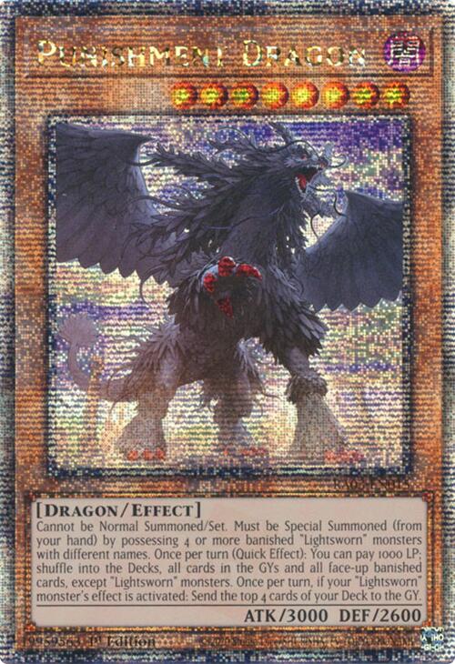 Punishment Dragon (Quarter Century Secret Rare) [RA03-EN015] Quarter Century Secret Rare | Jomio and Rueliete's Cards and Comics