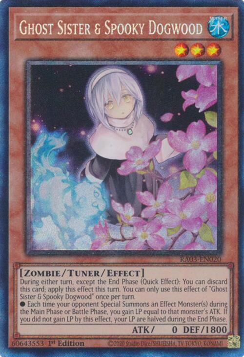 Ghost Sister & Spooky Dogwood (Alternate Art) (CR) [RA03-EN020] Prismatic Collector's Rare | Jomio and Rueliete's Cards and Comics