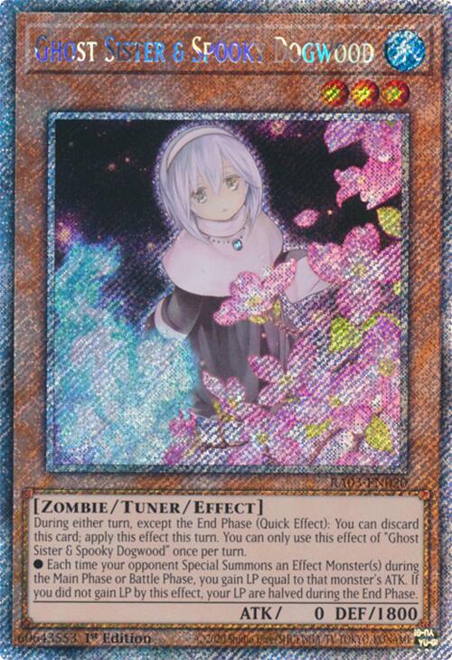 Ghost Sister & Spooky Dogwood (Platinum Secret Rare) [RA03-EN020] Platinum Secret Rare | Jomio and Rueliete's Cards and Comics