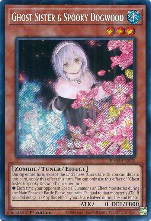 Ghost Sister & Spooky Dogwood (Secret Rare) [RA03-EN020] Secret Rare | Jomio and Rueliete's Cards and Comics