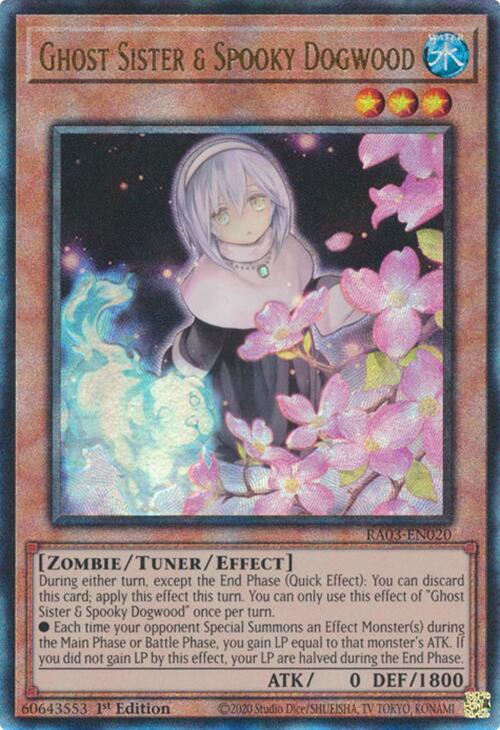 Ghost Sister & Spooky Dogwood (UTR) [RA03-EN020] Prismatic Ultimate Rare | Jomio and Rueliete's Cards and Comics