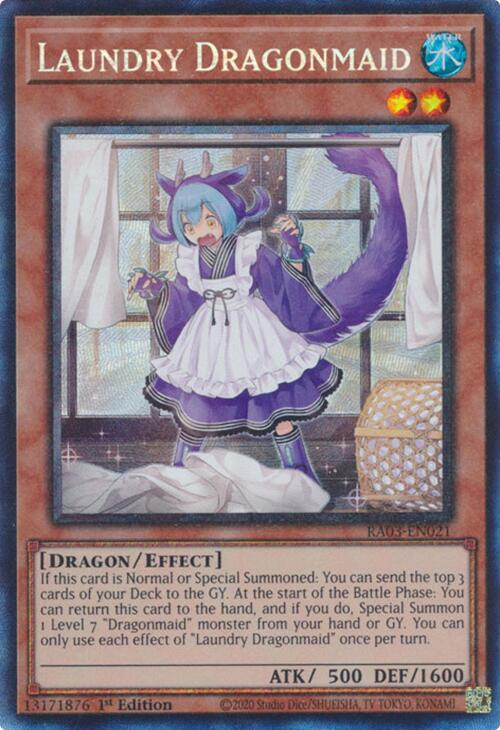 Laundry Dragonmaid (CR) [RA03-EN021] Prismatic Collector's Rare | Jomio and Rueliete's Cards and Comics