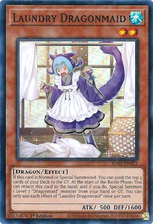 Laundry Dragonmaid [RA03-EN021] Super Rare | Jomio and Rueliete's Cards and Comics