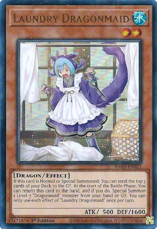Laundry Dragonmaid (UR) [RA03-EN021] Ultra Rare | Jomio and Rueliete's Cards and Comics