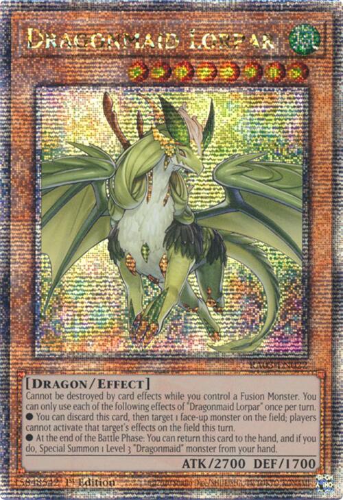 Dragonmaid Lorpar (Quarter Century Secret Rare) [RA03-EN022] Quarter Century Secret Rare | Jomio and Rueliete's Cards and Comics