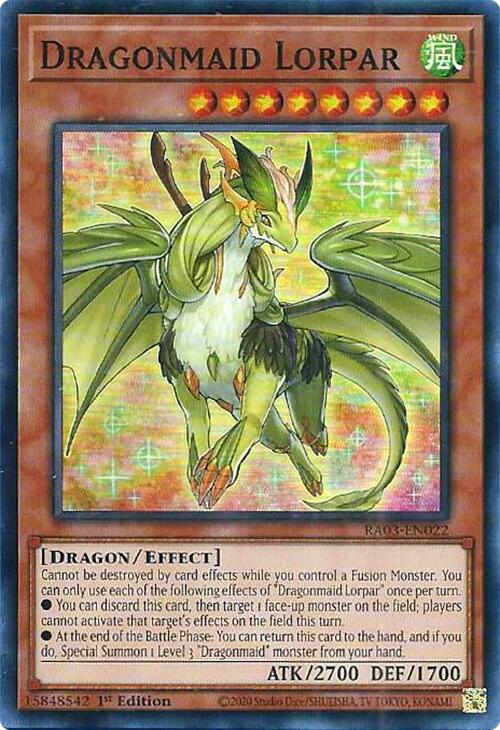 Dragonmaid Lorpar [RA03-EN022] Super Rare | Jomio and Rueliete's Cards and Comics
