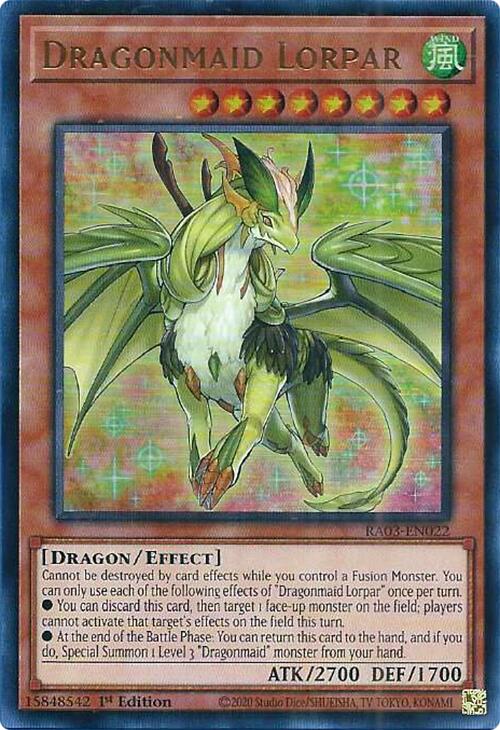 Dragonmaid Lorpar (UR) [RA03-EN022] Ultra Rare | Jomio and Rueliete's Cards and Comics