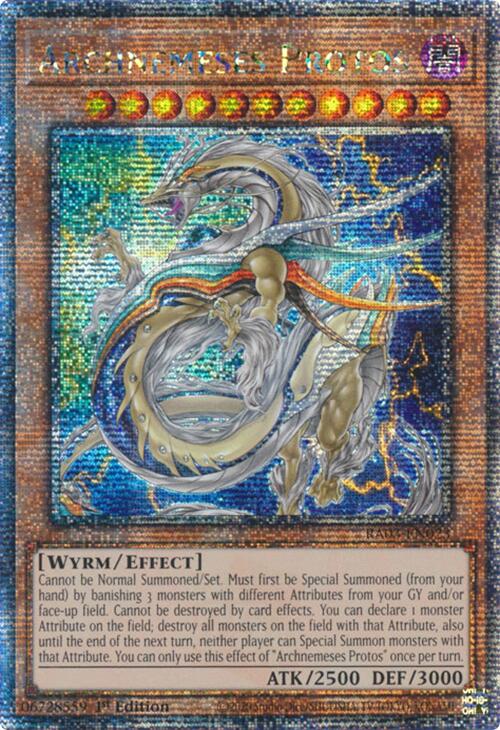 Archnemeses Protos (Quarter Century Secret Rare) [RA03-EN023] Quarter Century Secret Rare | Jomio and Rueliete's Cards and Comics