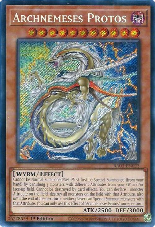 Archnemeses Protos (Secret Rare) [RA03-EN023] Secret Rare | Jomio and Rueliete's Cards and Comics