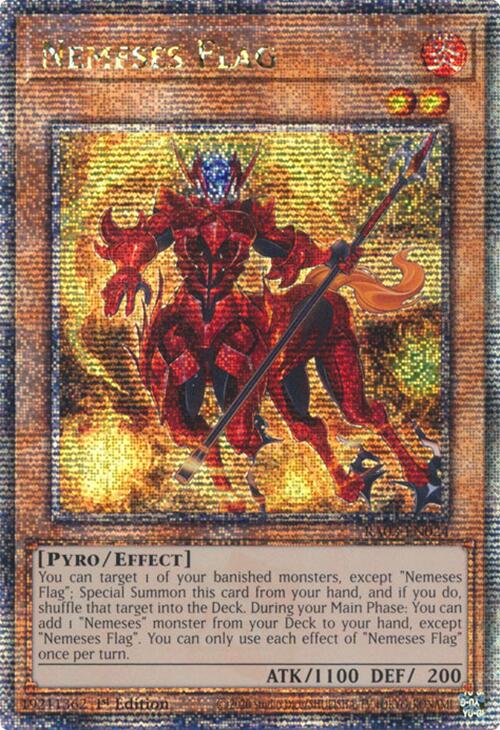 Nemeses Flag (Quarter Century Secret Rare) [RA03-EN024] Quarter Century Secret Rare | Jomio and Rueliete's Cards and Comics