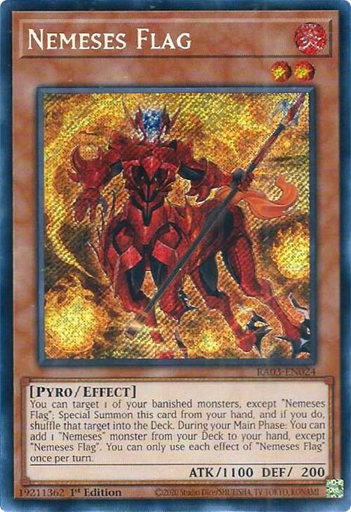 Nemeses Flag (Secret Rare) [RA03-EN024] Secret Rare | Jomio and Rueliete's Cards and Comics