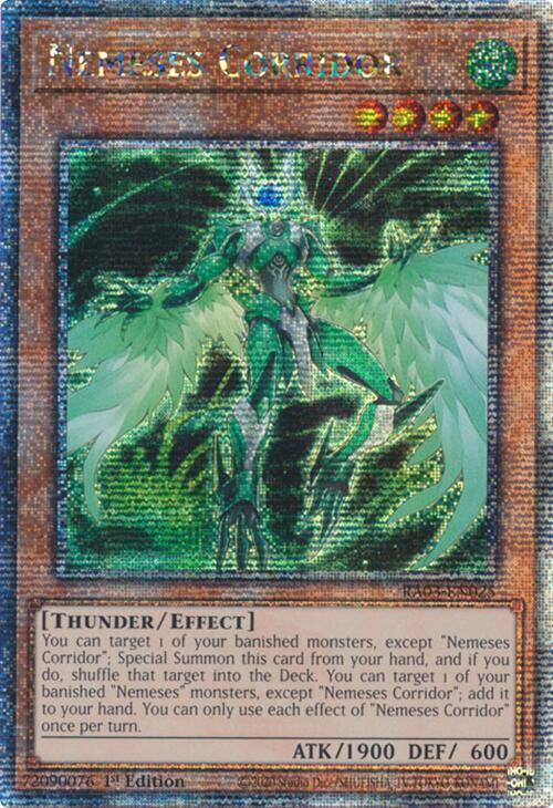 Nemeses Corridor (Quarter Century Secret Rare) [RA03-EN025] Quarter Century Secret Rare | Jomio and Rueliete's Cards and Comics